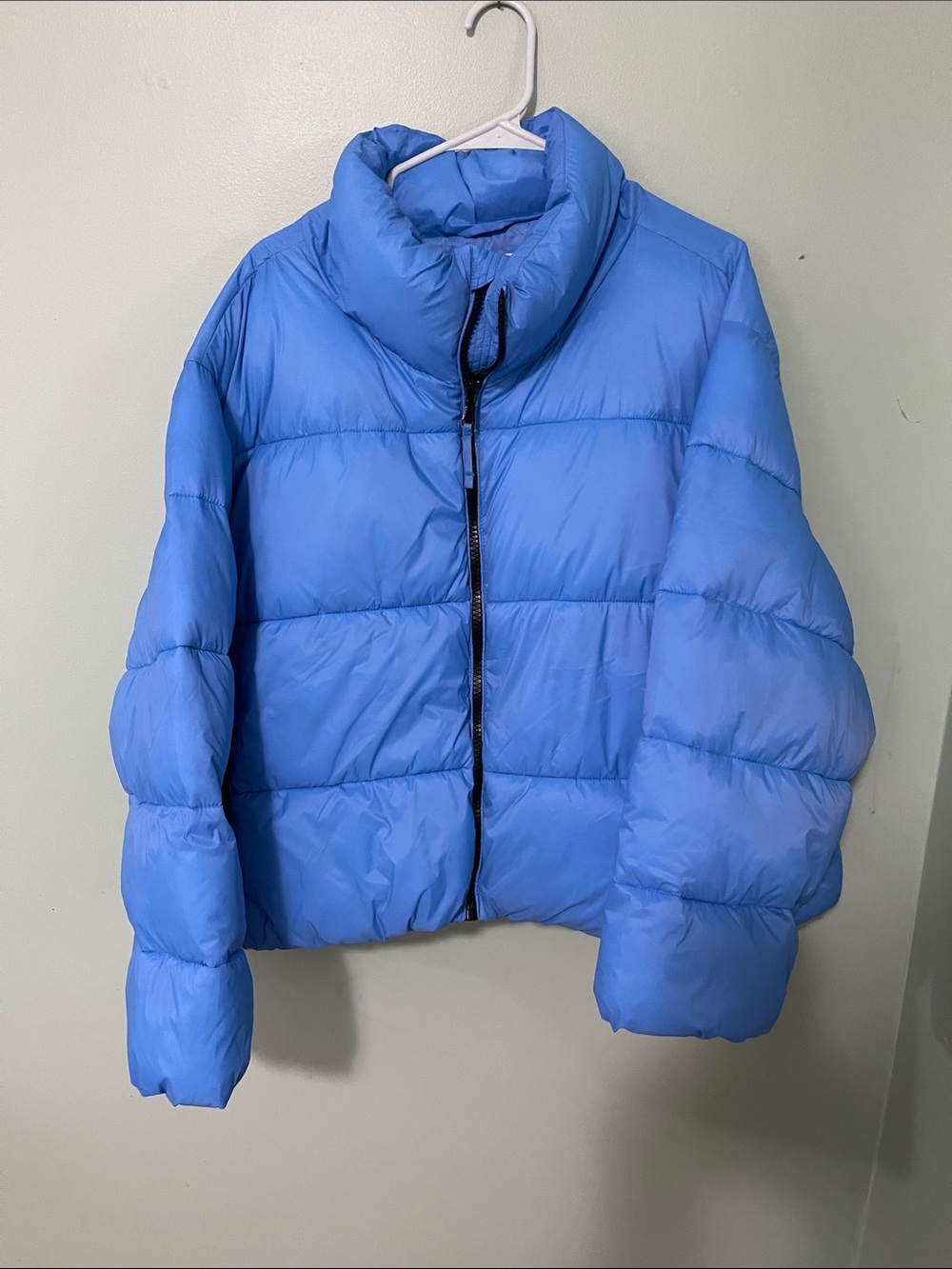 Old Navy sz xxl Blue Women's Puffer Jacket Lightweight Warmth, waterproof nwot